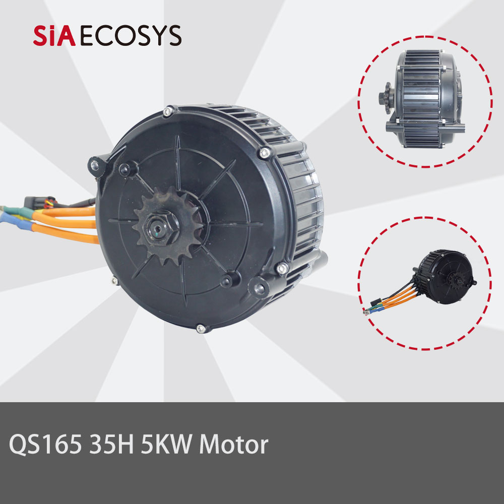Fardriver Nd72850 Controller - QSMOTOR QS165 5000W 35H PMSM Motor